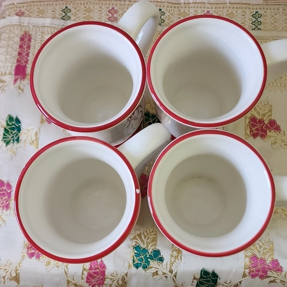 Williams Sonoma Holiday Coffee Mugs